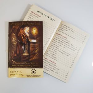 MY SAINT PIO PRAYER BOOK With Relic