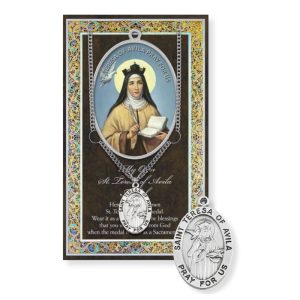 SAINT TERESA OF AVILA PRAYER CARD SET #950-548