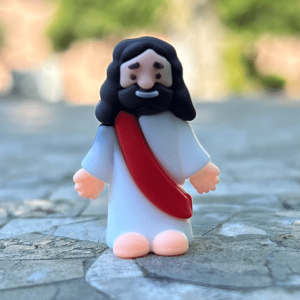 FIGURINE - MINI JESUS - Red Sash