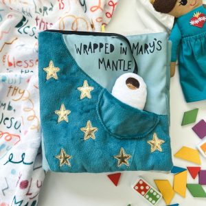 WRAPPED IN MARY'S MANTLE QUIET BOOK For Babies and Toddlers