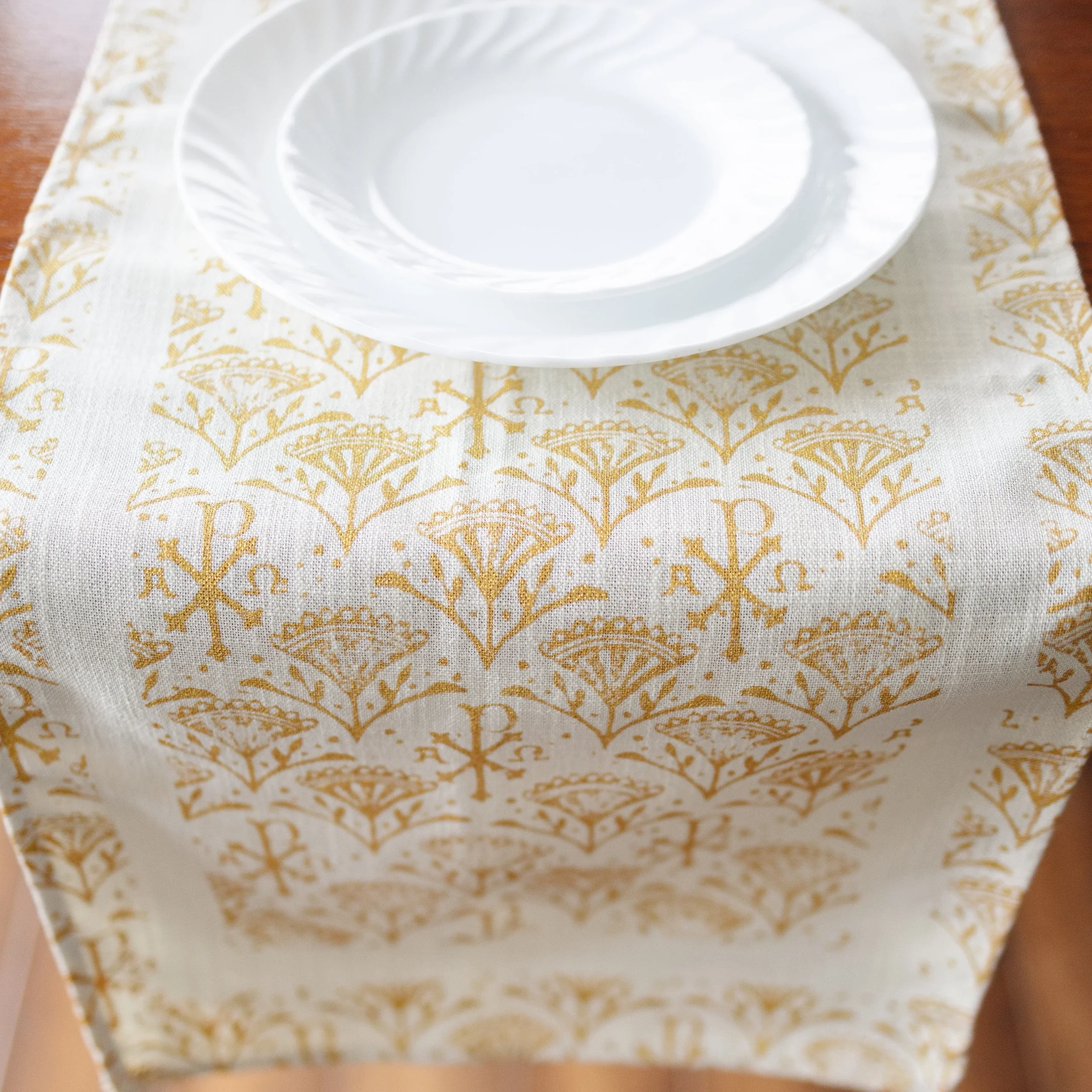CATHOLIC LITURGICAL TABLE RUNNER - Set of Three - Image 4