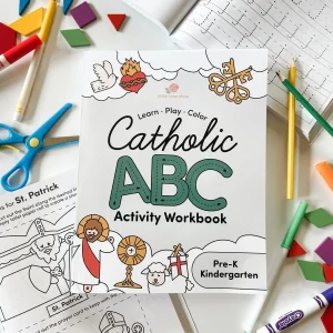 CATHOLIC ABC ACTIVITY WORKBOOK Learn Play Color Preschool Kindergarten