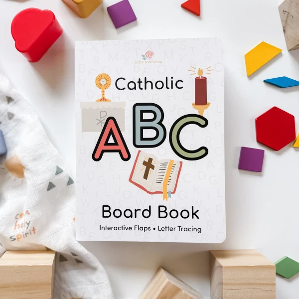CATHOLIC ABC Interactive Flaps and Letter Tracking Board Book | Stella ...
