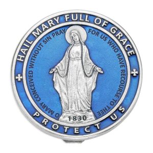 VISOR CLIP - Hail Mary Full Of Grace 2"