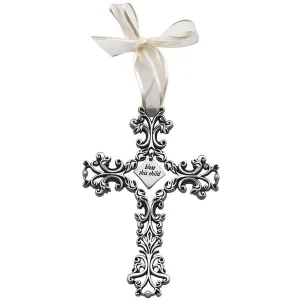 bless this child BAPTISMAL WALL CROSS #FC301