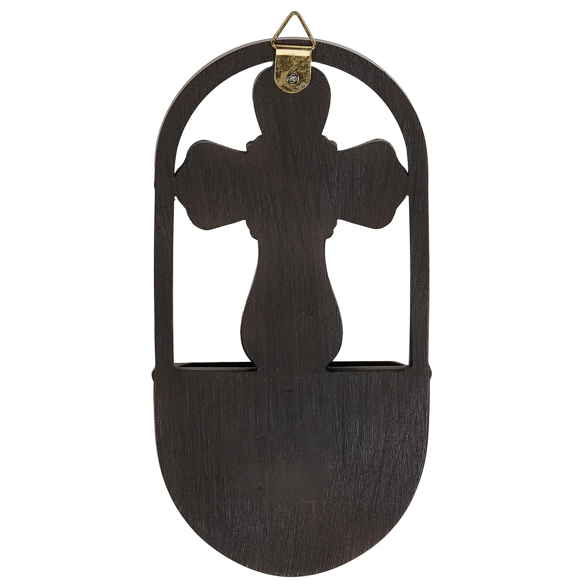 BLESS OUR HOME HOLY WATER FONT Bronze #20293 - Image 3