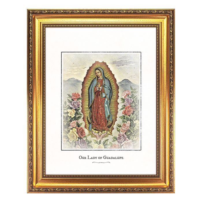 OUR LADY OF GUADALUPE Engraved Framed Art #131E-218EN