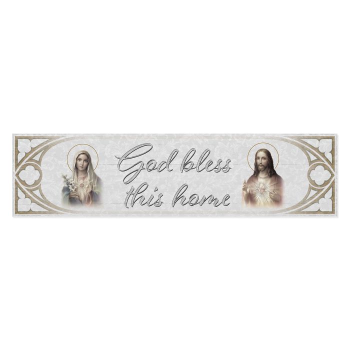 SACRED HEART AND IMMACULATE HEART OF MARY Blessing Home Plaque #2636-192