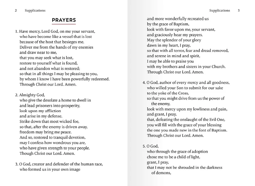PRAYERS TO PROTECT US A Collection of Prayers, Litanies, Hymns and Readings - Image 3