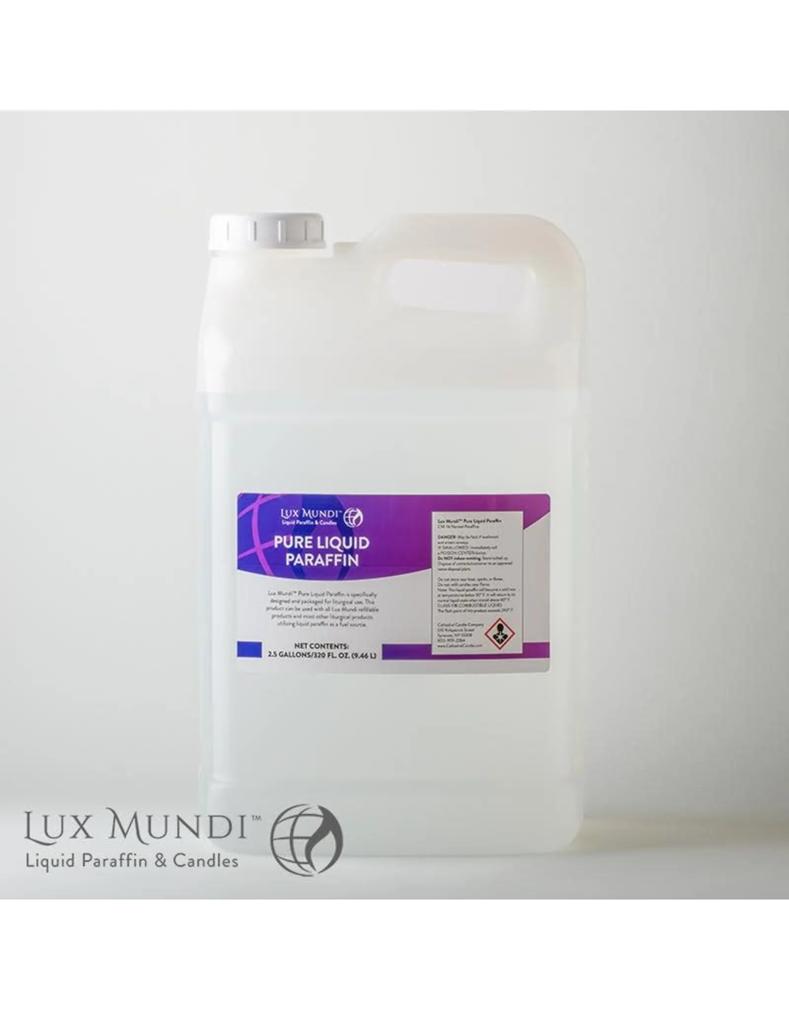 CANDLE OIL Pure Liquid Paraffin 2-1/2 Gallon