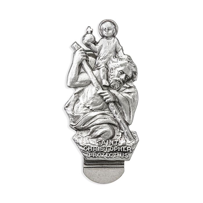 AUTO VISOR CLIP Saint Christopher #V-5014