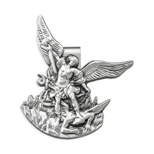 AUTO VISOR CLIP Saint Michael #V-5330