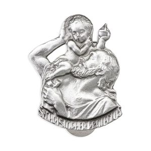 AUTO VISOR CLIP Saint Christopher #V-5620