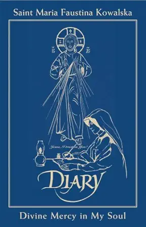 DIARY OF SAINT MARIA FAUSTINA KOWALSKA Divine Mercy in My Soul Blue Leather #DDBLUE