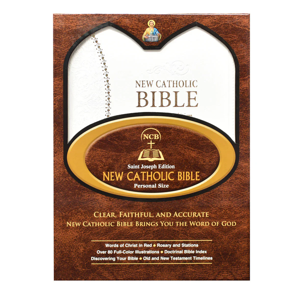 ST JOSEPH NEW CATHOLIC BIBLE Gift Edition - Personal Size #608/19W - Image 2