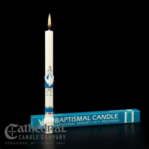 BAPTISMAL CANDLE 51% Beeswax #84100801