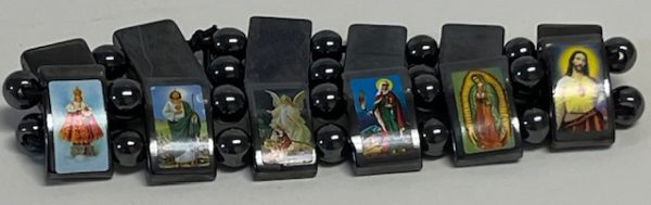 SAINTS BRACELET - HEMATITE - Image 2