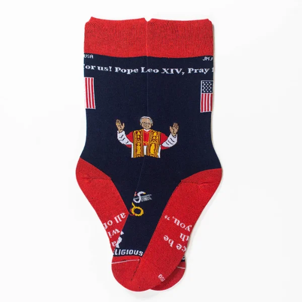 POPE LEO XIV SOCKS - ADULTS