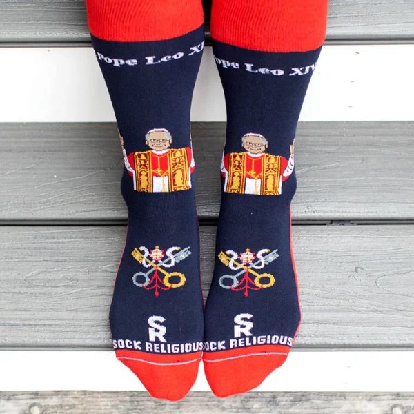 POPE LEO XIV SOCKS - ADULTS - Image 2