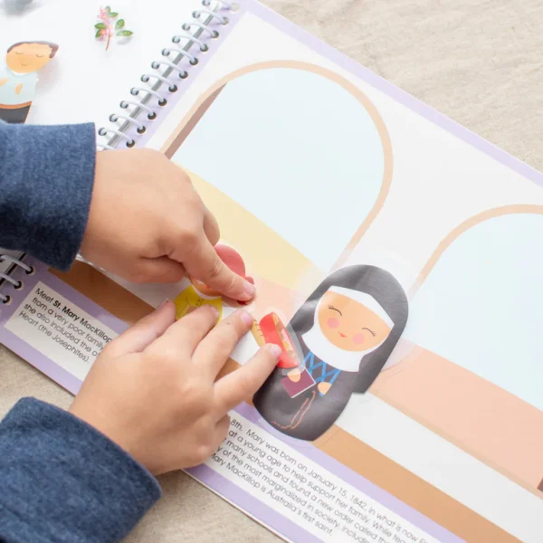 SAINTLY SCENES Reuseable Sticker Scene Book! BOOK #1 - Image 4