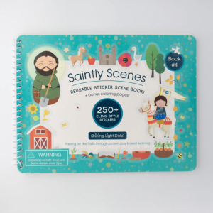 SAINTLY SCENES Reuseable Sticker Scene Book! BOOK #4
