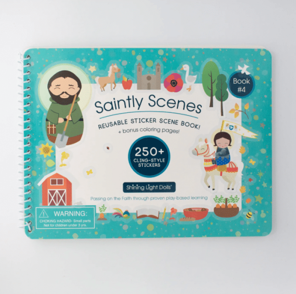 SAINTLY SCENES Reuseable Sticker Scene Book! BOOK #4