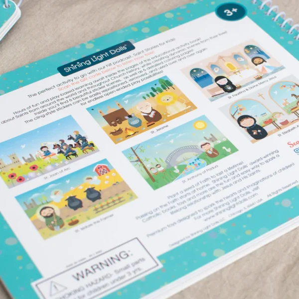 SAINTLY SCENES Reuseable Sticker Scene Book! BOOK #4 - Image 4