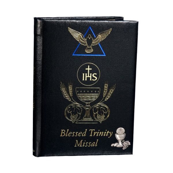 BLACK BLESSED TRINITY MISSAL AND PRAYER BOOK  #2614