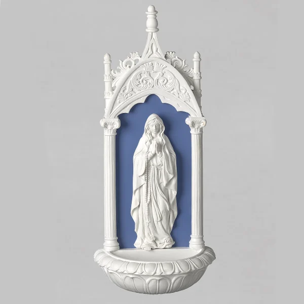 OUR LADY OF LOURDES HOLY WATER FONT #21427