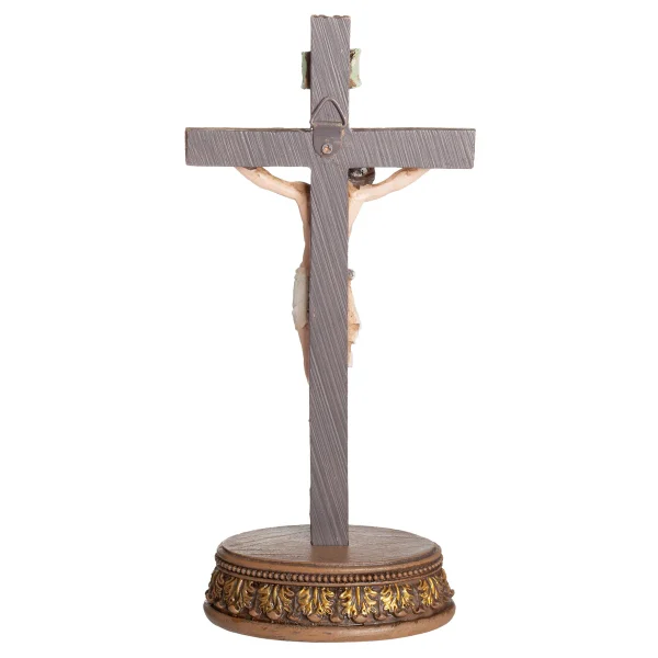 CRUCIFIX WITH ORNATE STAND #62629 - Image 3