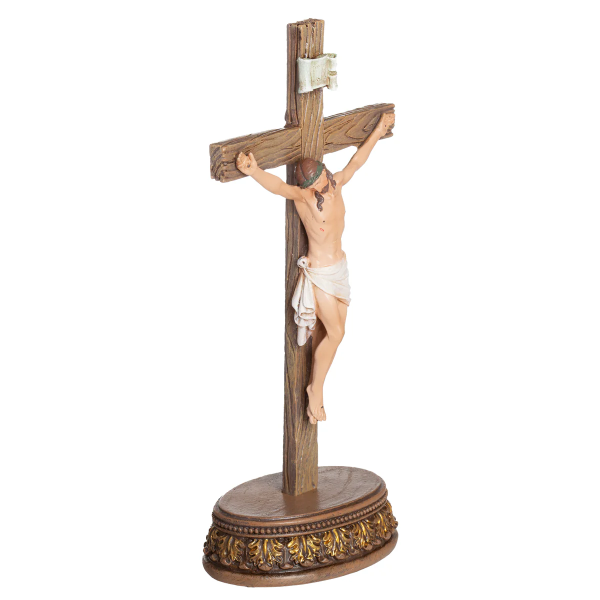 CRUCIFIX WITH ORNATE STAND #62629 - Image 2