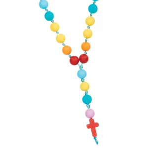 BLESSING BEADS BY GOD ROSARY NECKLACE TEETHER #21989