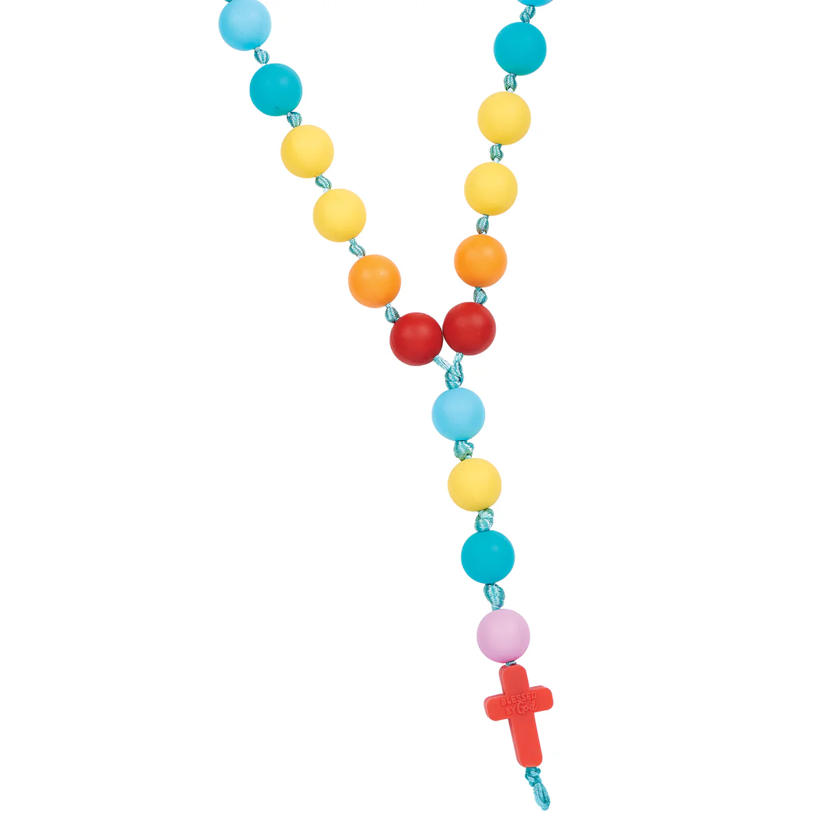 BLESSING BEADS BY GOD ROSARY NECKLACE TEETHER #21989