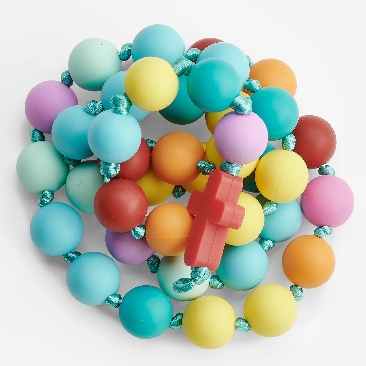 BLESSING BEADS BY GOD ROSARY NECKLACE TEETHER #21989 - Image 3