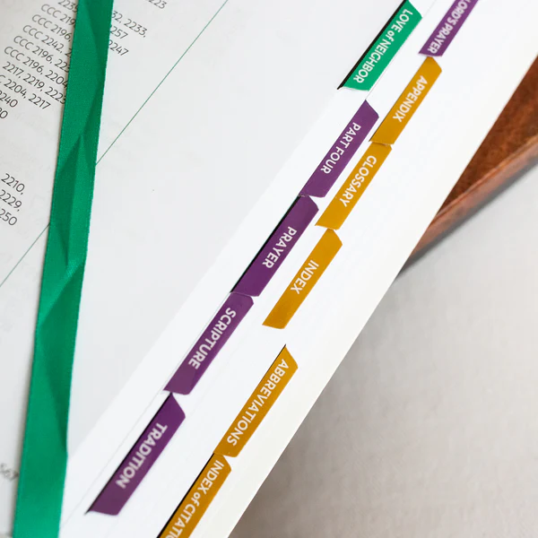 CATECHISM OF THE CATHOLIC CHURCH INDEXING TABS - Image 2