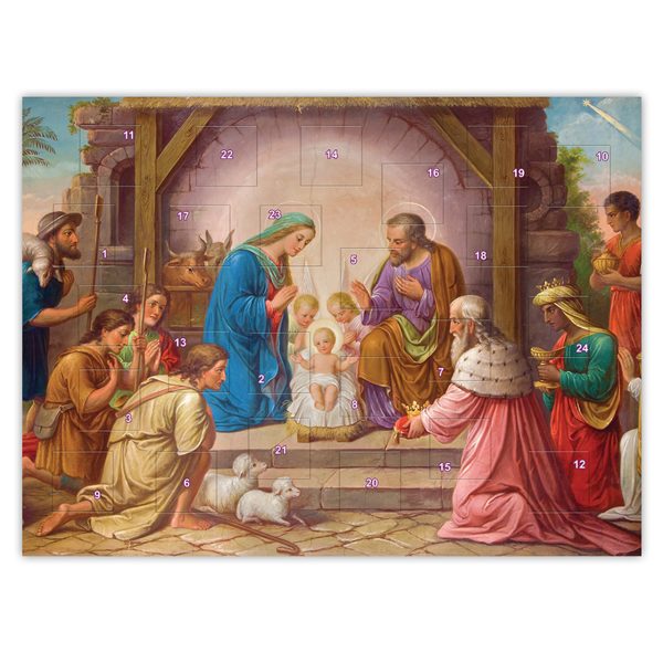 ADVENT CALENDAR Vintage Nativity | Stella Maris Bookstore