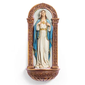 IMMACULATE HEART OF MARY HOLY WATER FONT #66094