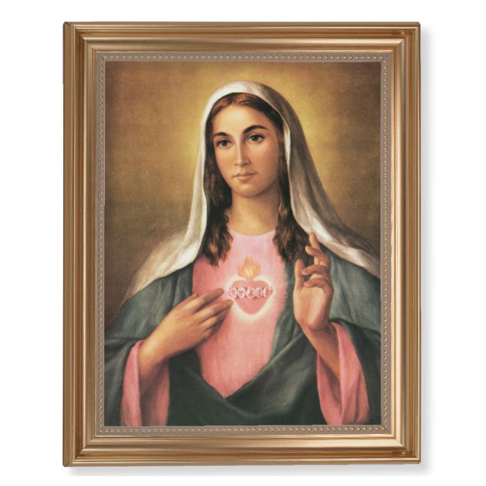IMMACULATE HEART OF MARY FRAMED PRINT #129-5002