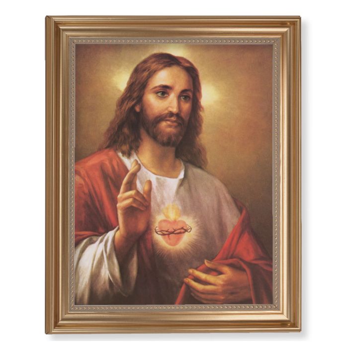 SACRED HEART OF JESUS FRAMED PRINT #129-5001