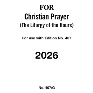 CHRISTIAN PRAYER GUIDE FOR 2026 #407/G  LARGE PRINT