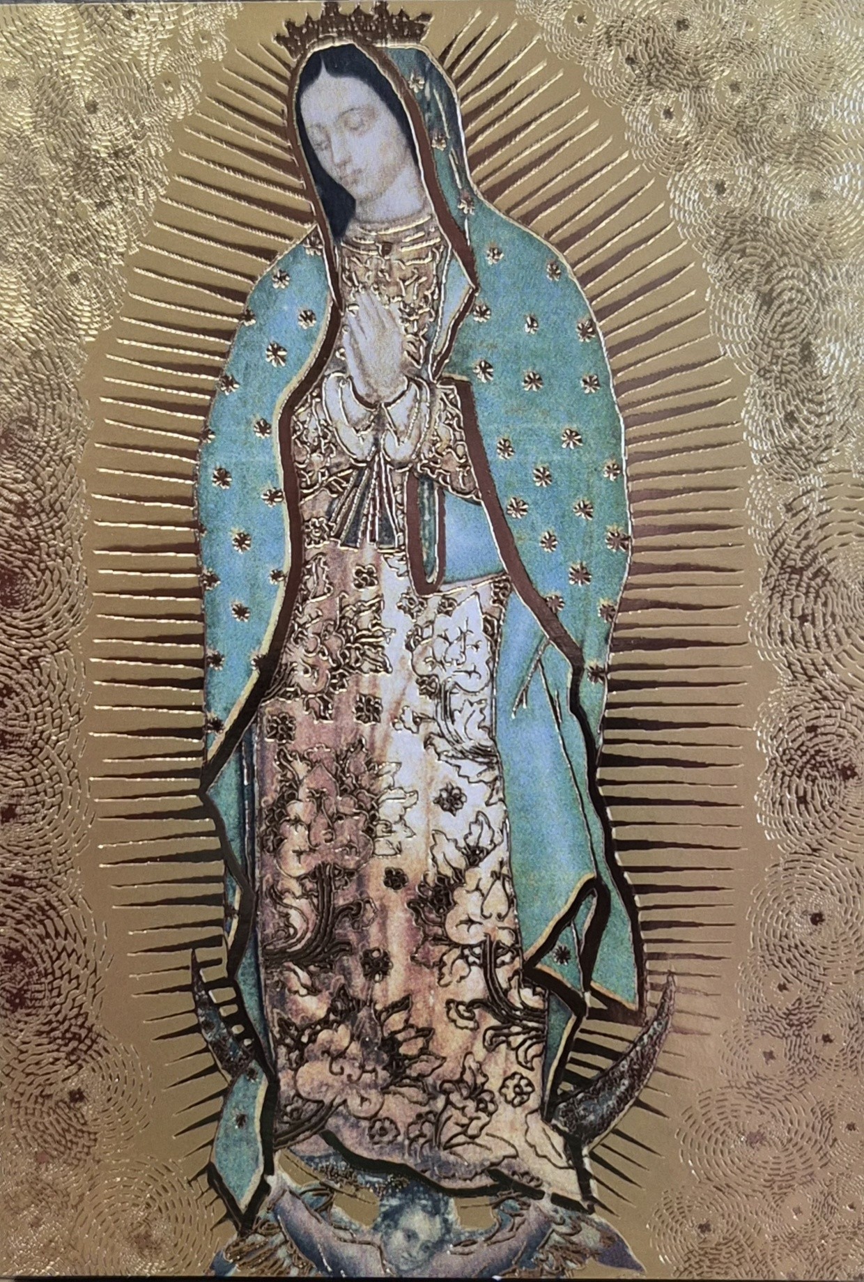 OUR LADY OF GUADALUPE EASEL PLAQUE #47-335-GU