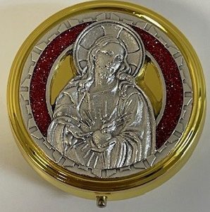 ROSARY BOX - SACRED HEART #80028-SH