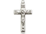 STERLING SILVER CRUCIFIX #2185SS/18S - Image 2