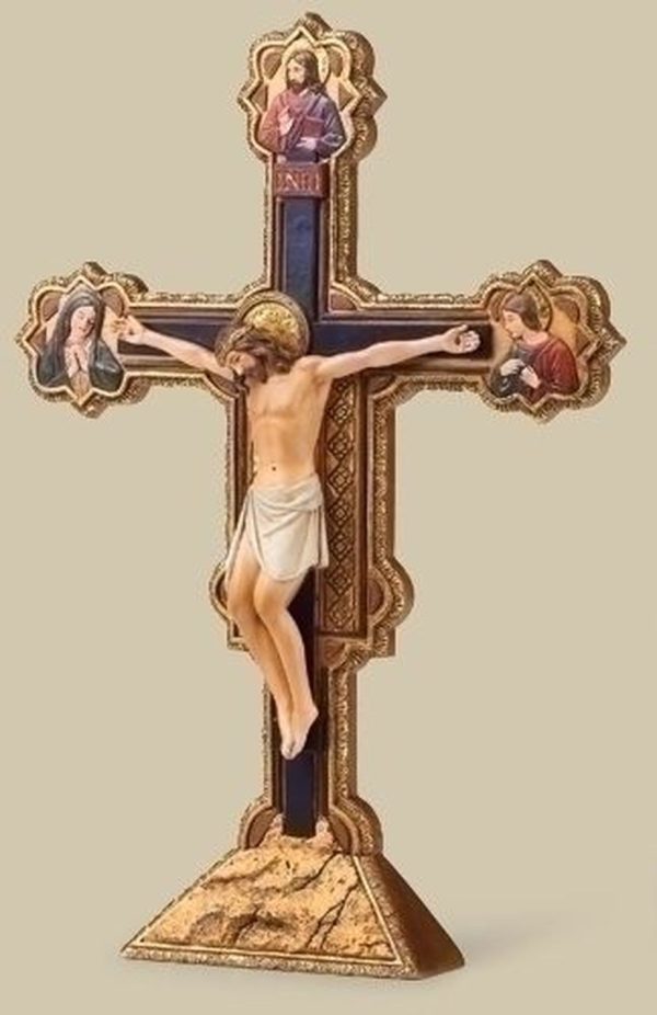 THE OGNISSANTI TABLETOP CRUCIFIX NO. 65131