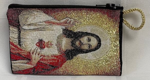ROSARY POUCH - Sacred Heart of Jesus - Image 2