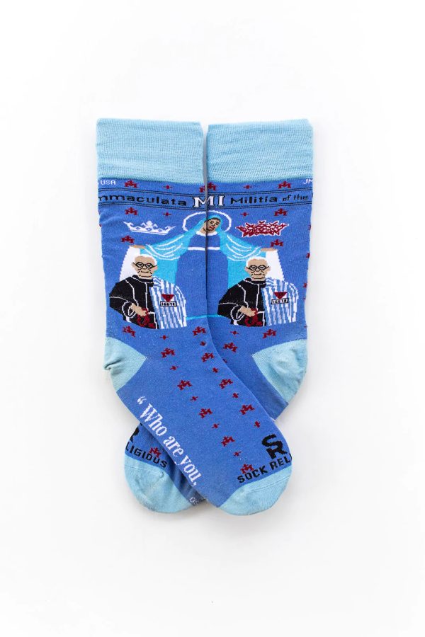 ST. MAXIMILIAN KOLBE SOCKS - ADULTS