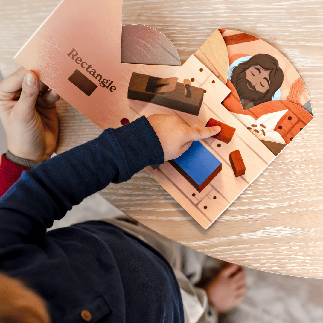 JOSEPH'S WORK SHOP OF SHAPES Board Book - Image 2