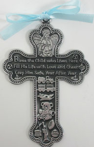 PEWTER BOY CROSS No. GS461123