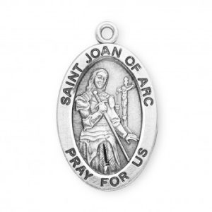 SAINT JOAN OF ARC STERLING SILVER MEDAL #S9444618