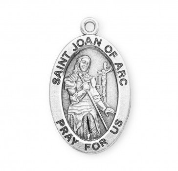 SAINT JOAN OF ARC STERLING SILVER MEDAL #S9444618
